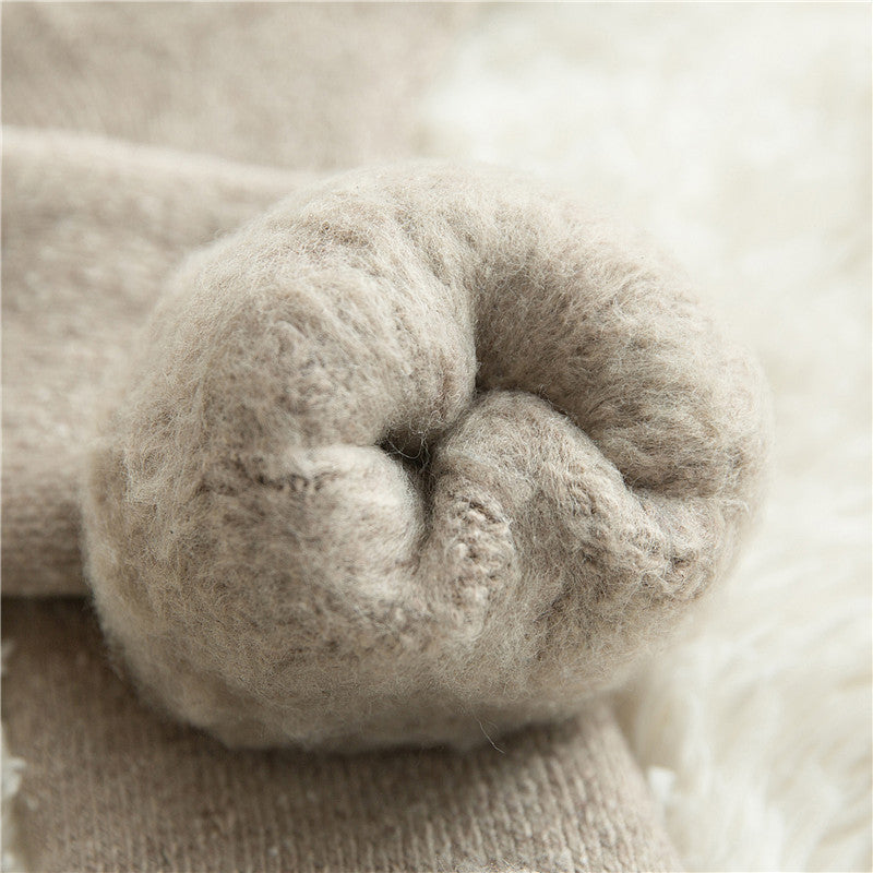 Winter Thick Wool Lined Warm Stockings