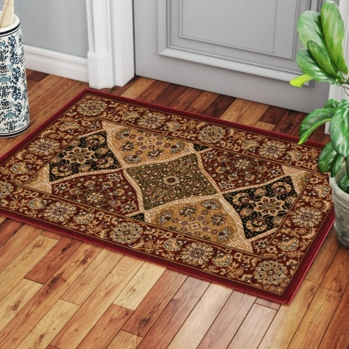 Manchester GC HER5007 Red 2 Ft. X 3 Ft. Area Rug