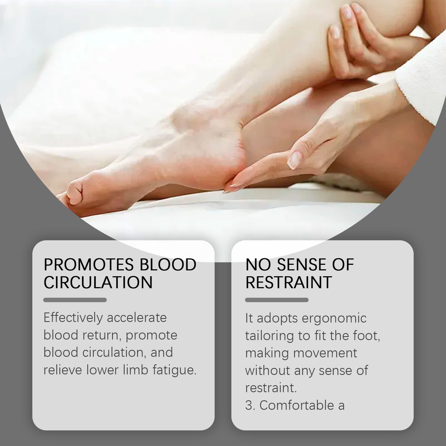 Breathable Absorption Mild Warm Leg Care Socks