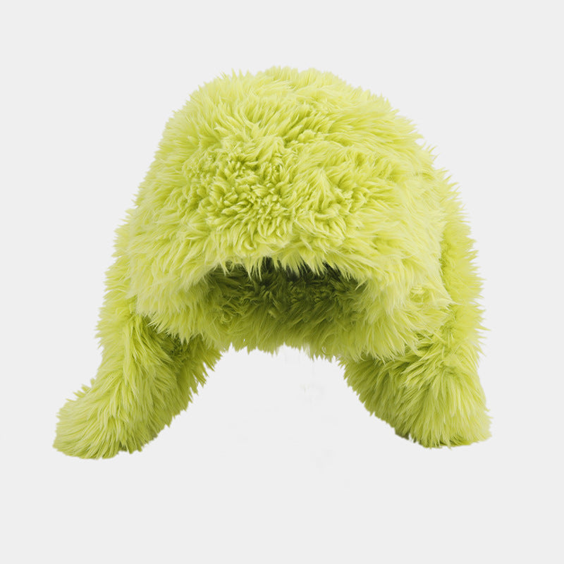 Colorful Plush Rabbit Ears Cute Funny Ushanka