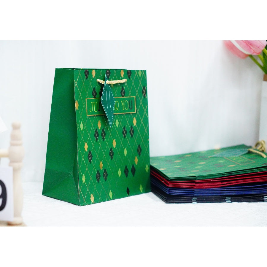 12-pack Beautiful Large Capacity Gift Bags With Handles, Reusable And Stylish, Multi-purpose Color Mix For Gift Wrapping