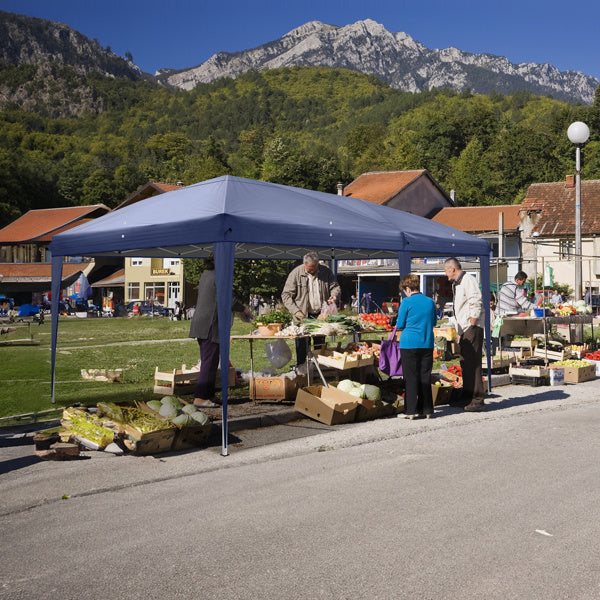 10X20ft Blue 4 Sided 2 Window Folding Shed