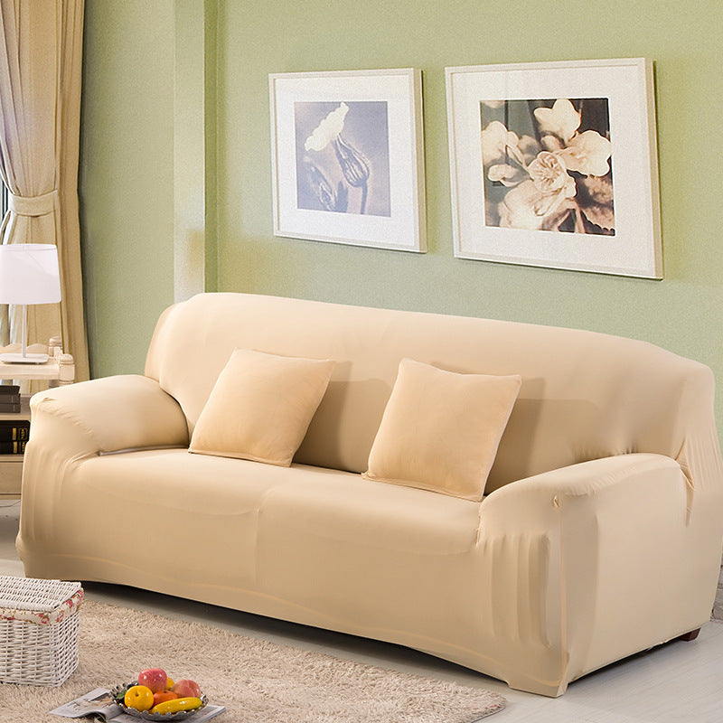 Household Minimalist Milk Silk Solid Color Sofa Cover