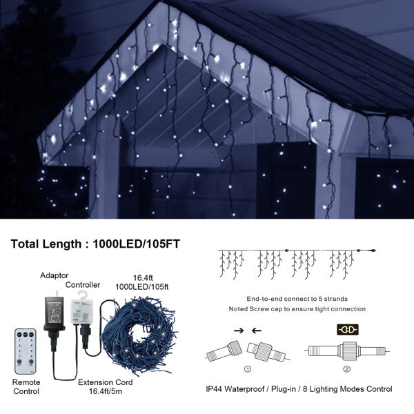 Ice Bar Lamp - Cold White - C-32-meter 1000 Lamp
