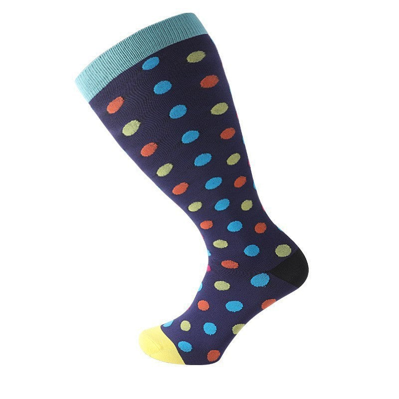 Male And Female Personality Printed Compression Socks