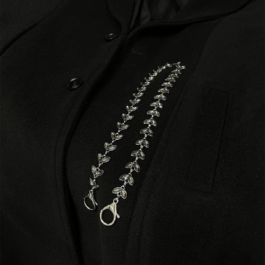 Spot Drill Long Chain Plus Lobster Buckle Fashion Clothing Bag Pants Decoration Accessories