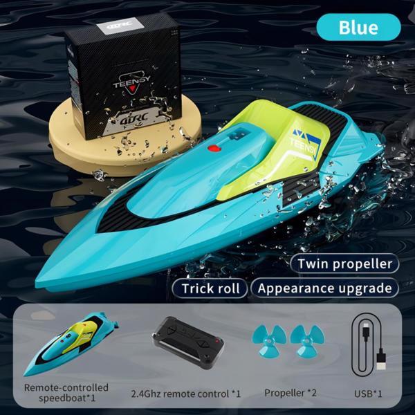 4DRC S5 Blue Remote Control Boat For Swimming Pools And Lakes