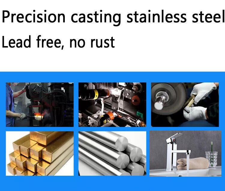 New Modern Waterfall Bathroom Tap Basin Sink Mono Mixer Chrome Cloakroom  Waste