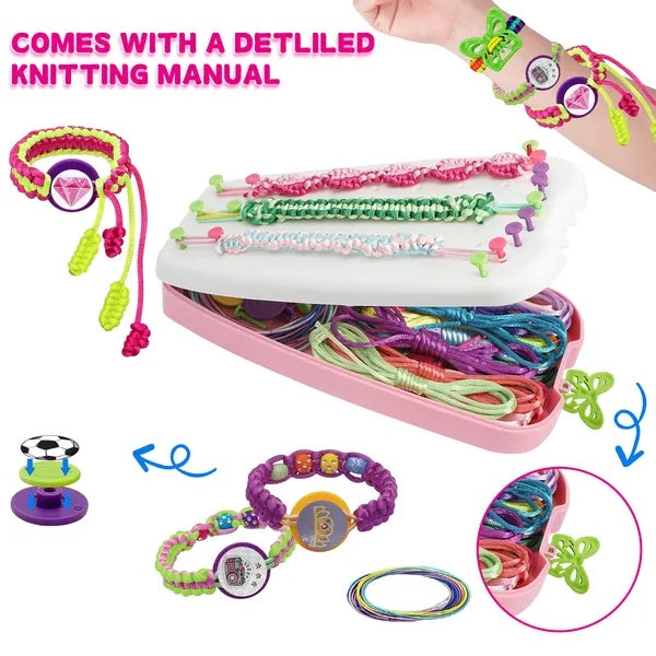Girls Friendship Bracelet Making Kit, DIY Art Carfts Toy For Girls Age 8-12, 189 Pcs Friendship Jewelry Making Set For Christmas Birthday Gifts