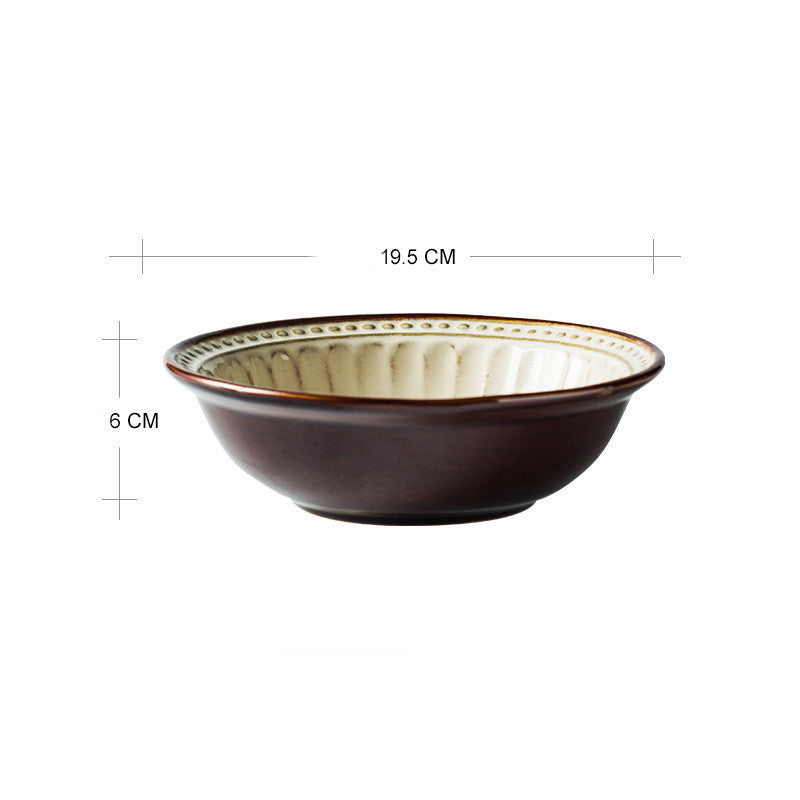 Household Simple Combination Of Ceramic Dishes And Tableware