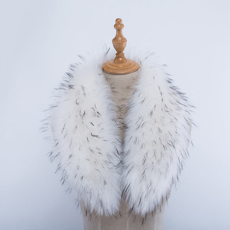 Bib Down Jacket Hat Strip Coat Collar