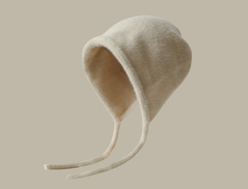 All-match Face Slimming Bucket Hat Warm Knitted Hat Beret