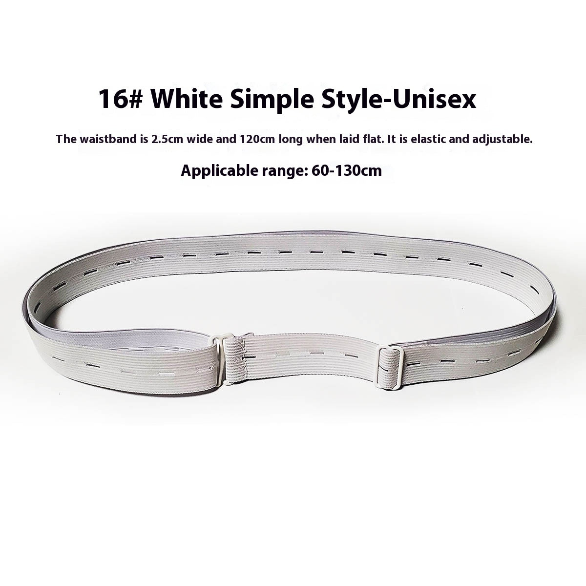 Fixed Anti Slip Buttonhole Simple Shirt Strap