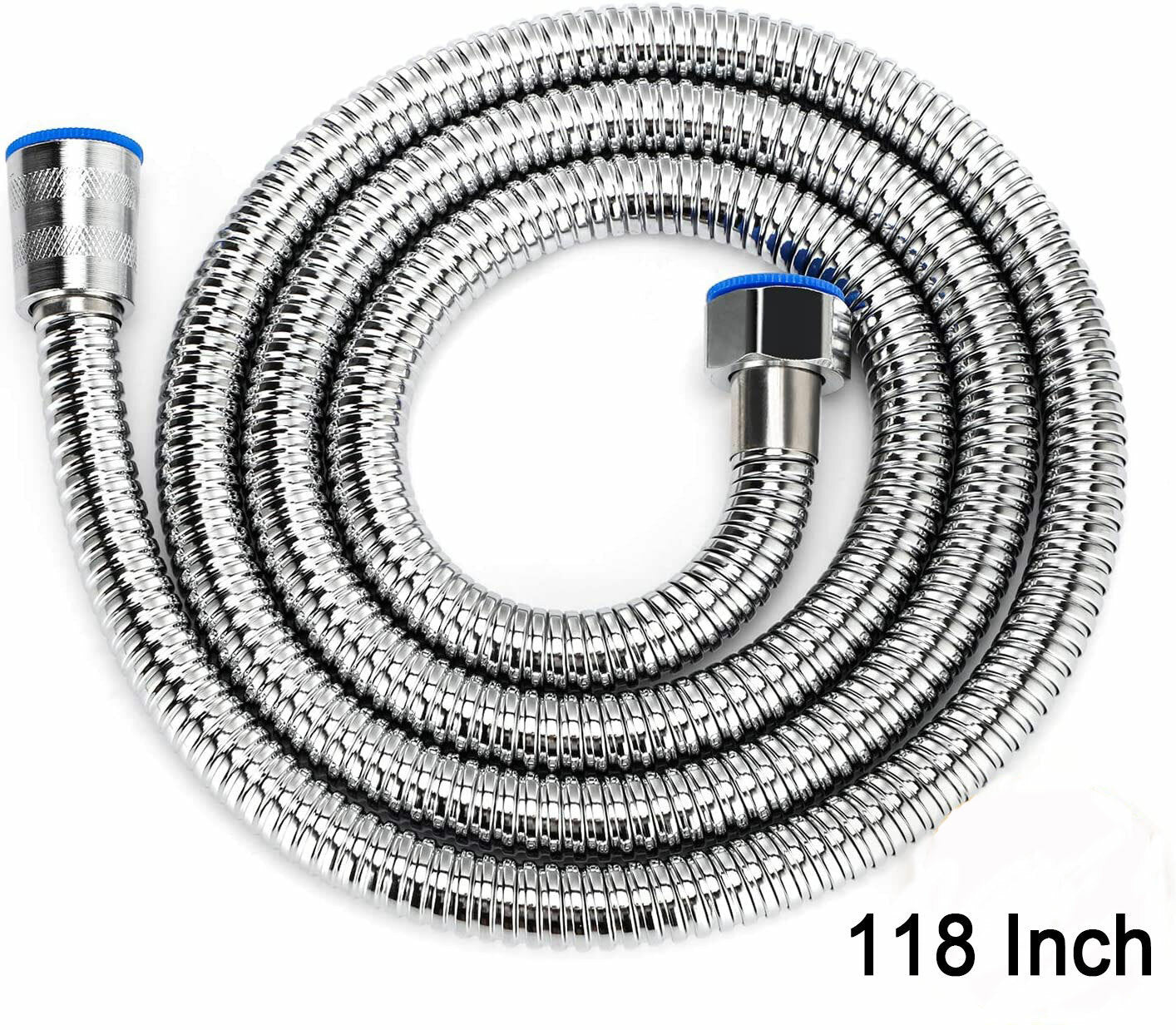 Shower Head Hose 3 Meters 118 Inch Extra Long Bathroom Flexible Stainless Steel Pipe Household Flower Wine Shower Hose