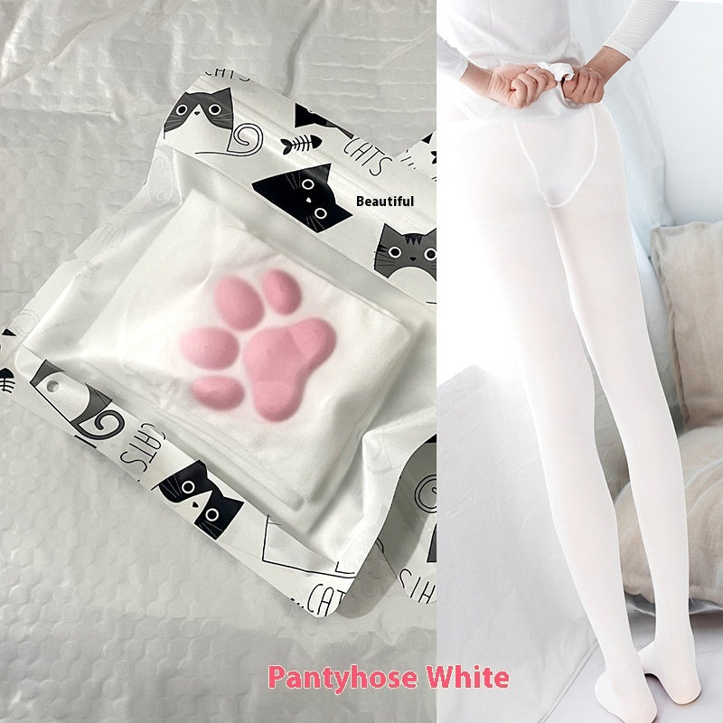 Silicone Meat Pad Cat's Paw Socks