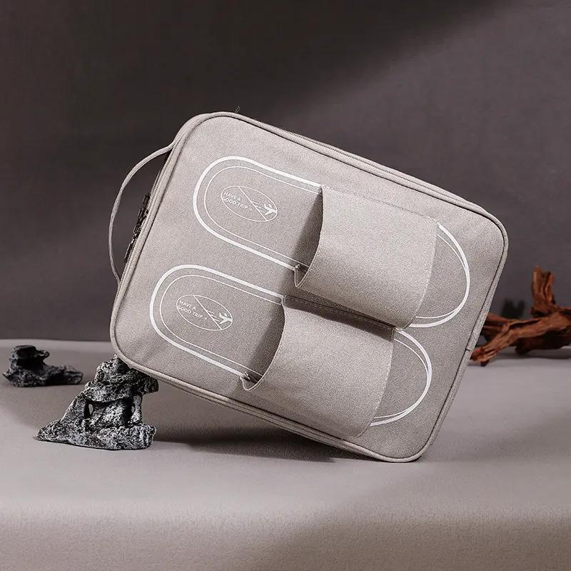 Wholesale Durable Portable Polyester Zipper Travel Shoe Storage Bag For Packaging