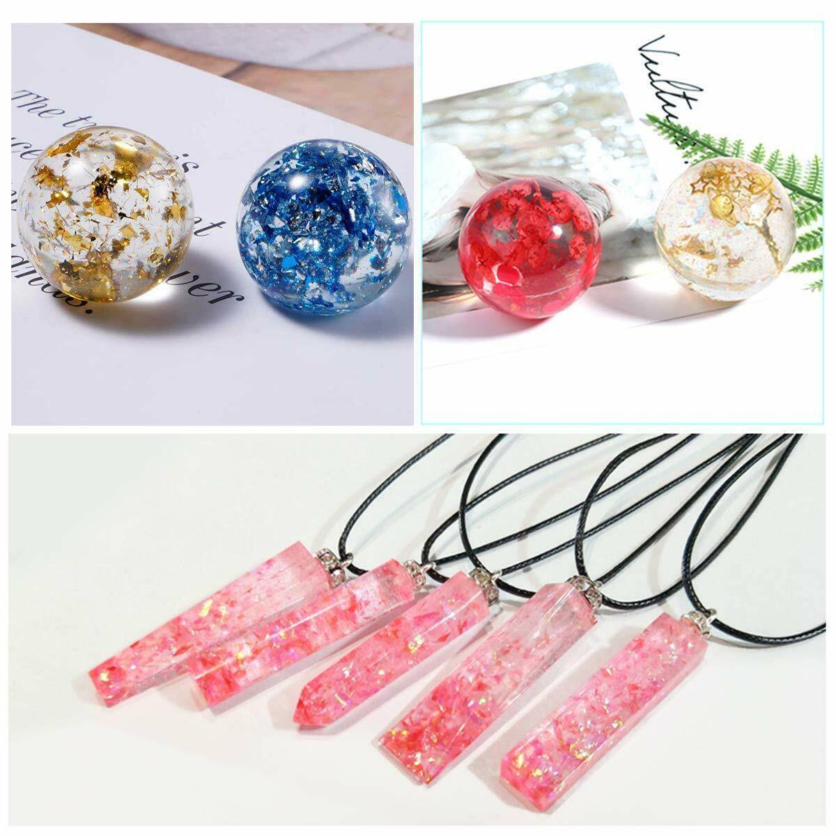 Silicone Earring Pendant Mold Necklace Jewelry Resin Mould Casting Craft Tool