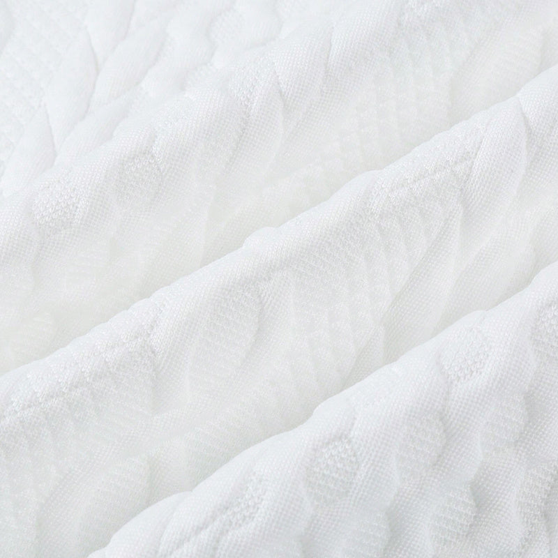 Women's Solid Color Textured Round Neck Drop Shoulder Long Sleeve Sweatshirt - Casual Loose Fit Pullover