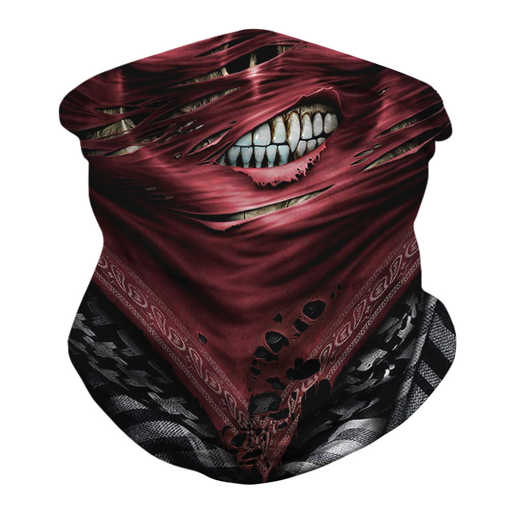 Summer Sports Sunscreen Face Towel Bib