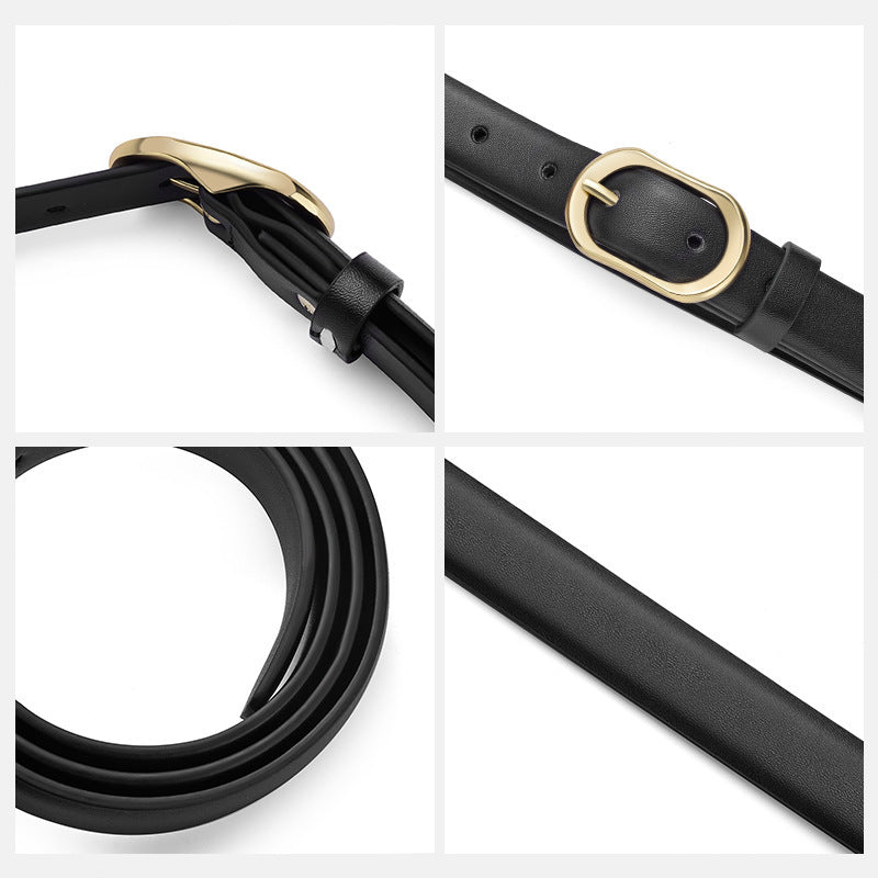 Personalized Leather Belt Casual Women