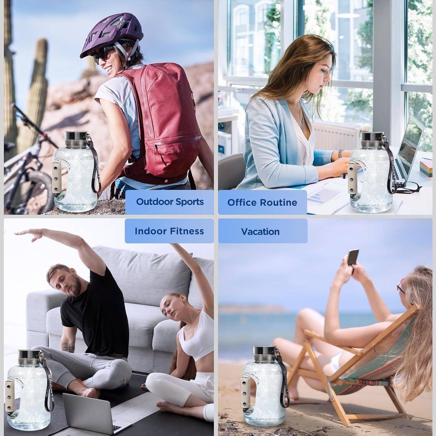 1.5L Hydrogen Water Bottle Hydrogen Rich Portable Rich Hydrogen Water Generator