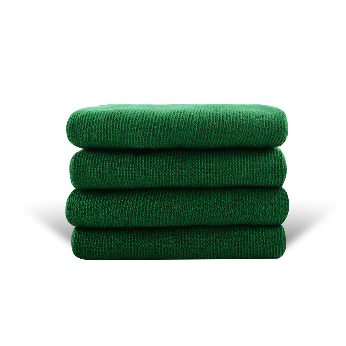 Solid Color High-elastic Mid-calf Boneless Macaron Colored Cotton Socks