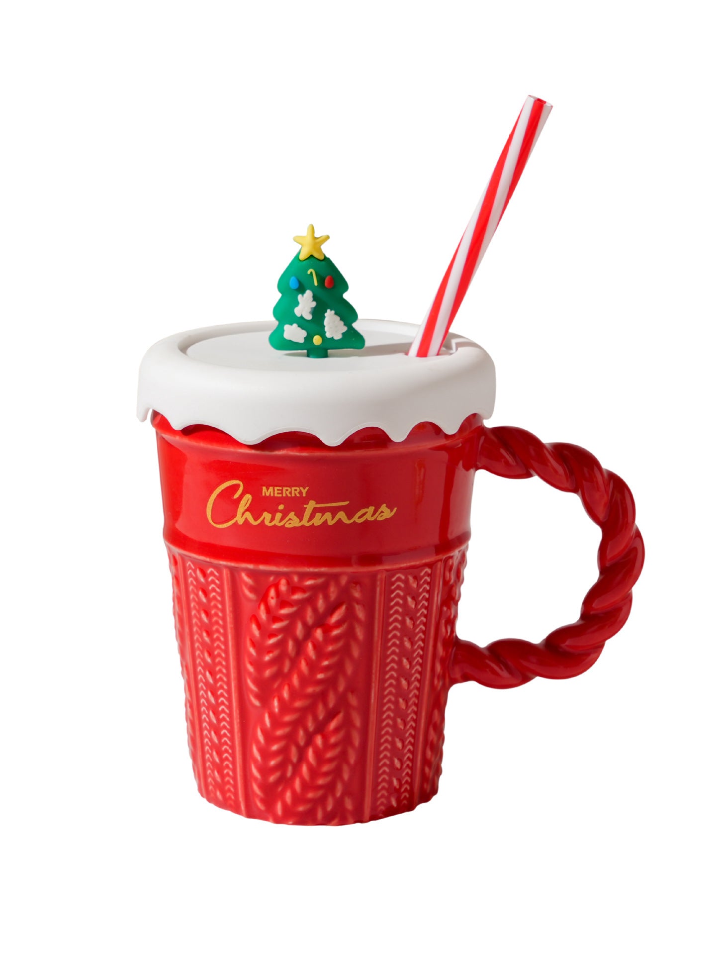 Creative Christmas Tree Ceramic Water Cup