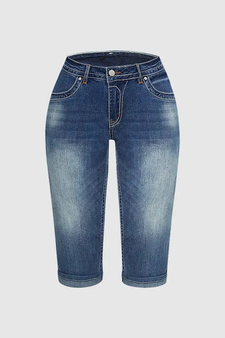 Women's High-Waist Jeans, Loose Fit Full-Length Jeans With A Streetwear-Style Frayed Hem, Draped Denim For All Seasons Forbidden Platform - Temu