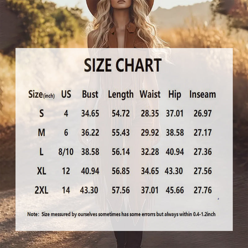 Women's Vintage Western Fringe Jumpsuit - Brown Sleeveless Romper With Fringe & Zip Details, High Waist Wide Leg Boho Chic All-Season Outfit