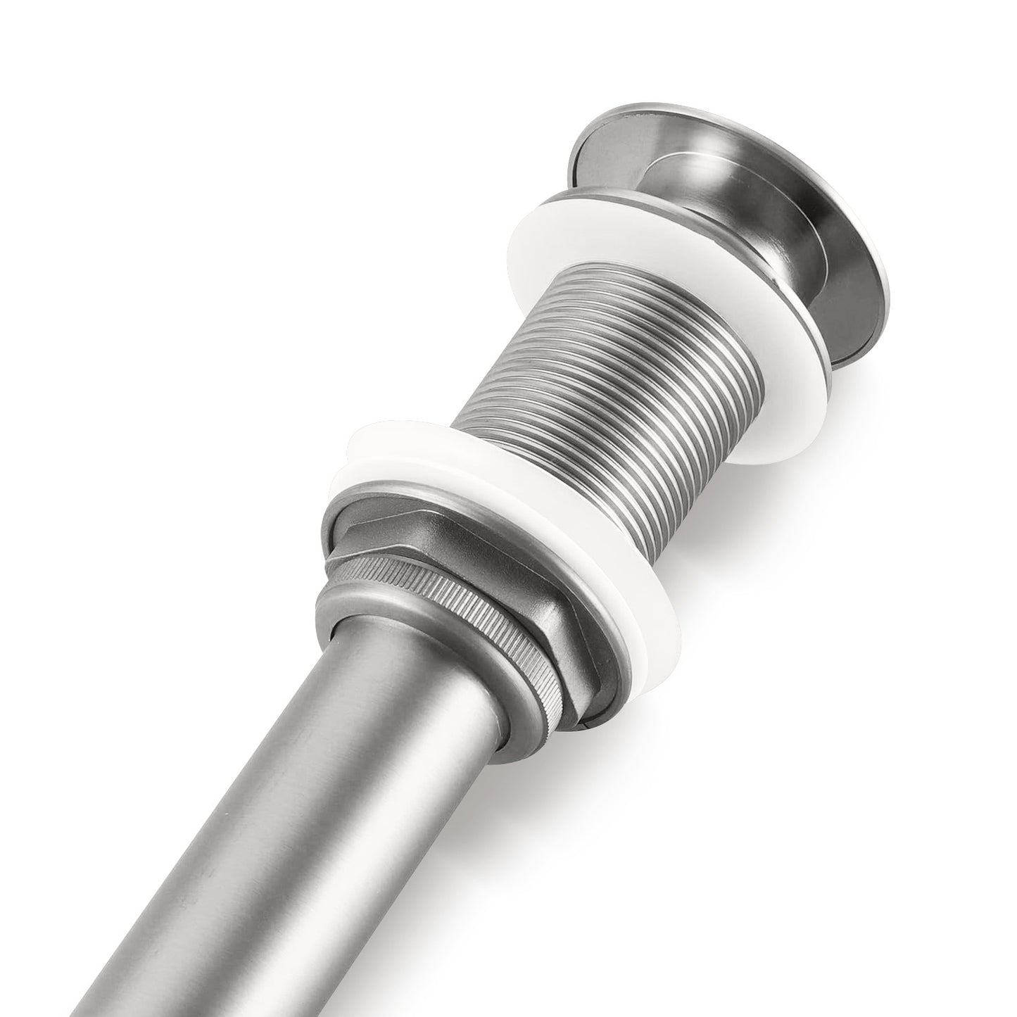 The Bathroom Sink Drain Has No Overflow Hole, And The Basin And Washbasin Pop-up Drain Is Made Of 304 Stainless Steel