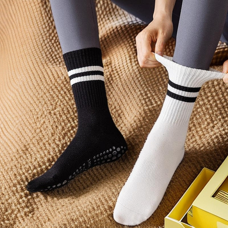 Mid-calf Yoga Socks Non-slip Professional Women's Fitness