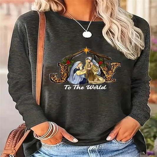Women's Printed Hoodless Sweatshirt