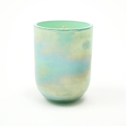 Pastel Glow Scented Wax Candle Blue Elegant & Aromatic Candle For Home & Office Soothing Fragrance & Long-Lasting Burn Perfect For Relaxation
