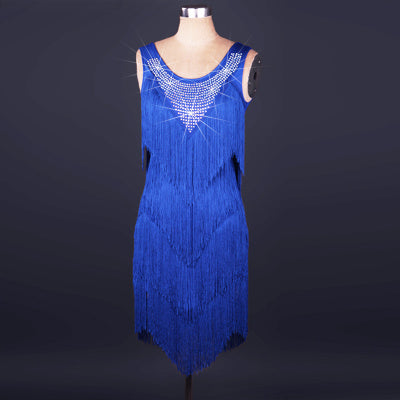 Latin Dance Competition Costume Three-step Square Dance Dress