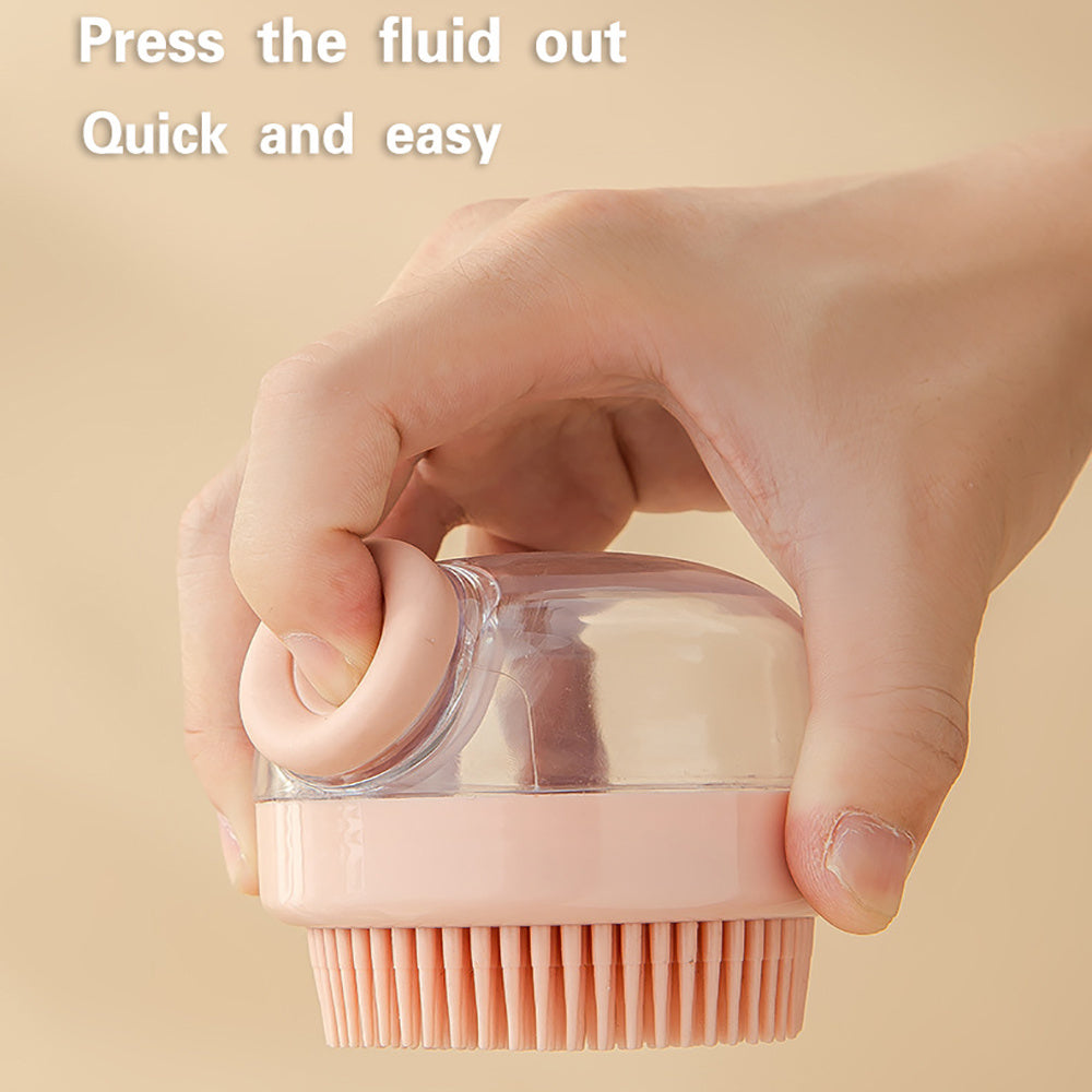 Shampoo Brush Bath Scalp Brush Massage Soft Brush Silicone Head Scrubber Scalp Scratcher Dandruff Silicone Body Scrubber Men Massage Combs