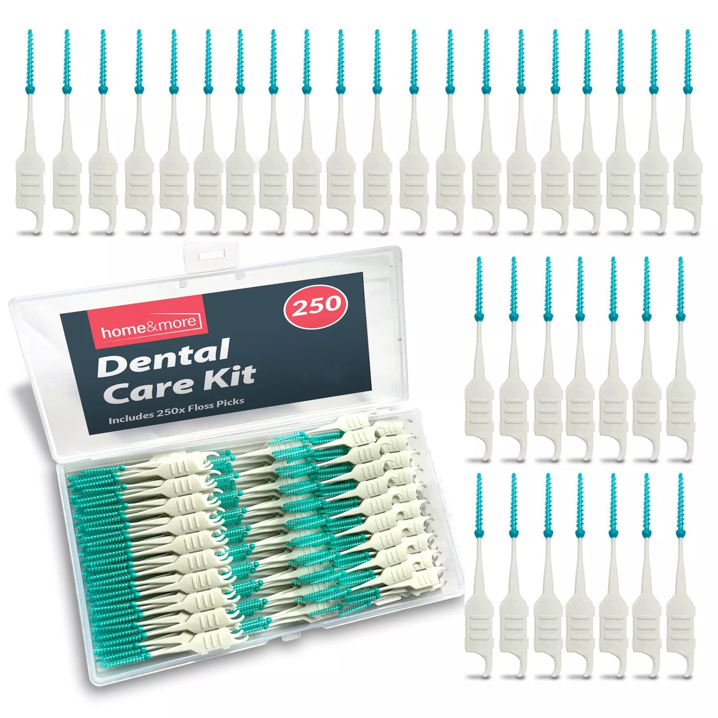 250 Interdental Sticks Dental Floss Teeth Tooth Toothpick Oral Care Clean Brush