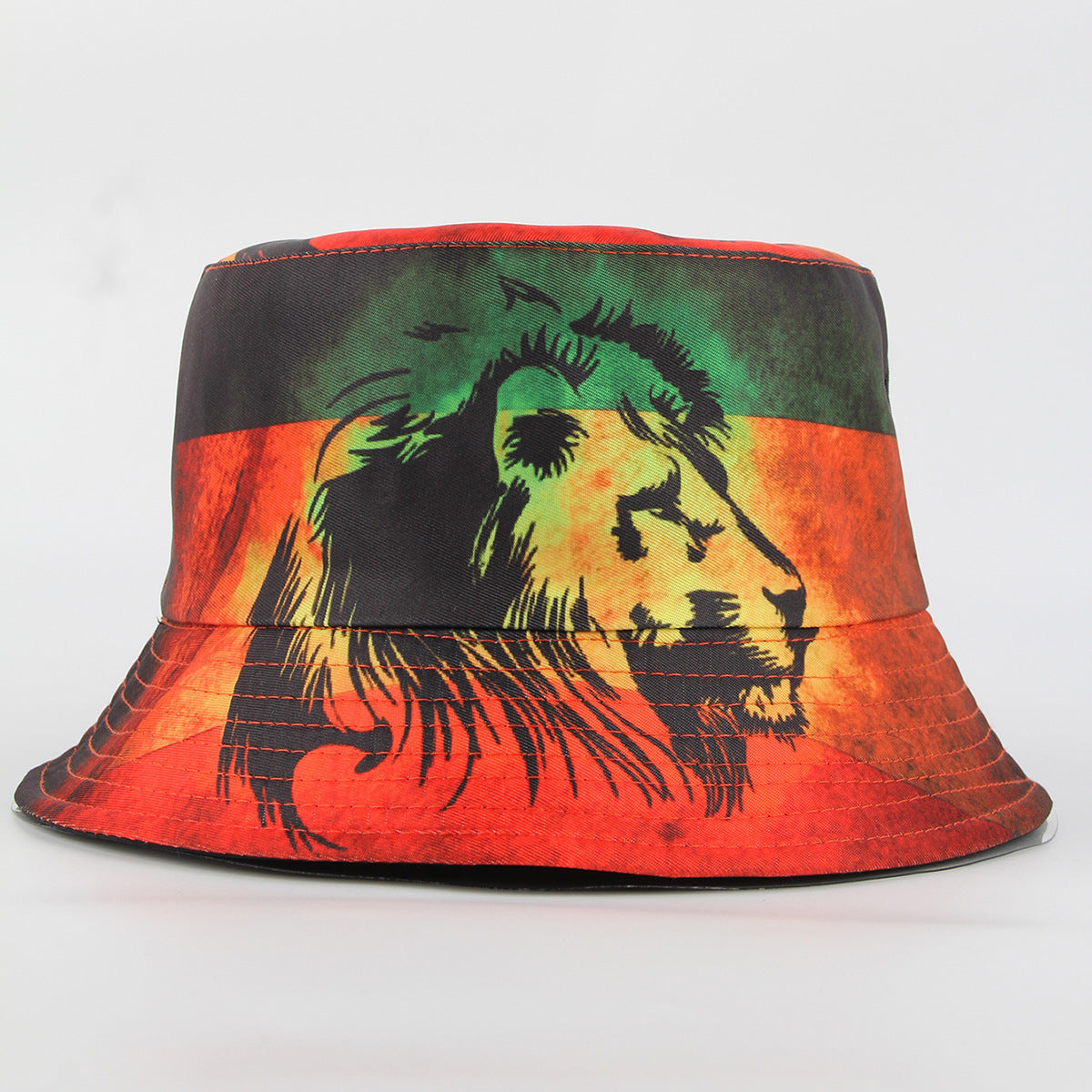 Printed Cartoon Retro Men And Women All-matching Outdoor Sun Hat