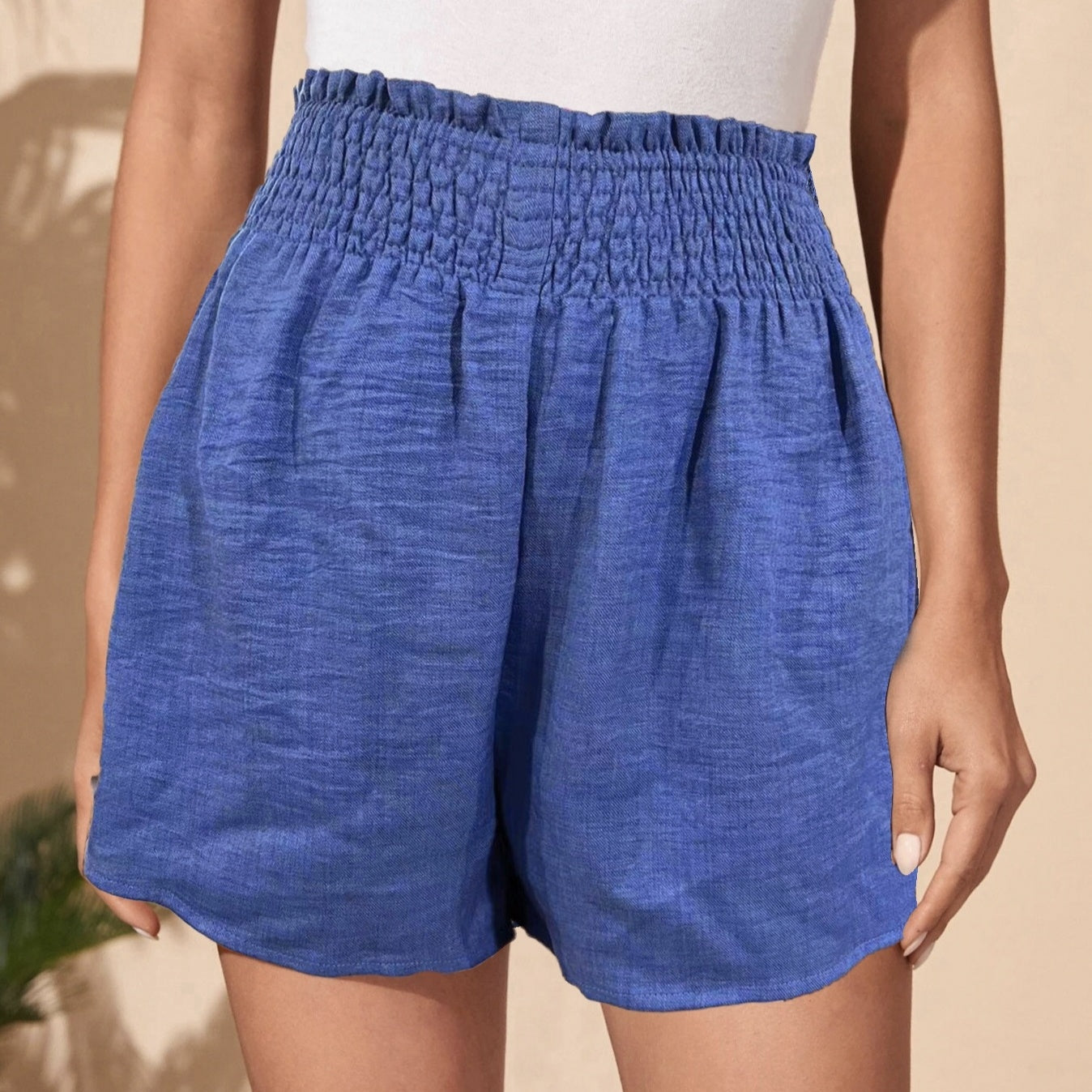 Women's Shorts, Fashionable Summer Casual Shorts, High Waisted Lightweight Shorts, Beach Shorts