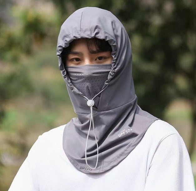 Mask Face Ice Silk UV Protection Sun Protection Hat