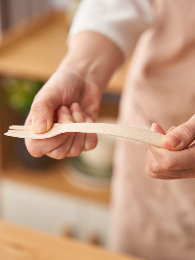 Wooden Fork Spoon Birthday Cake Home