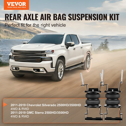 VEVOR Airbag Suspension Kit 11-2019 Chevrolet Silverado GMC Sierra 2500 3500 HD