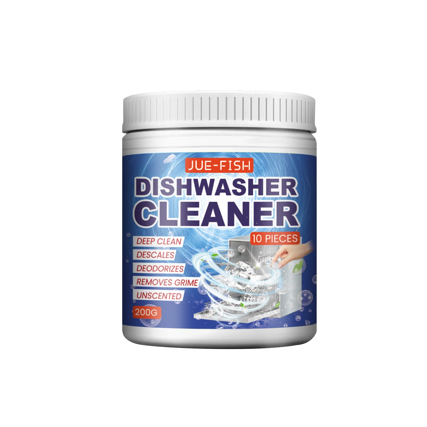 Dishwasher Cleaning Tablets For Removing Dirt And Oil Stains