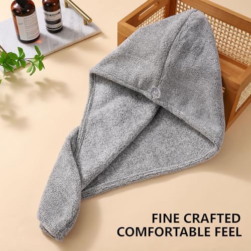 2 Pcs Thick Hair Dry Towel