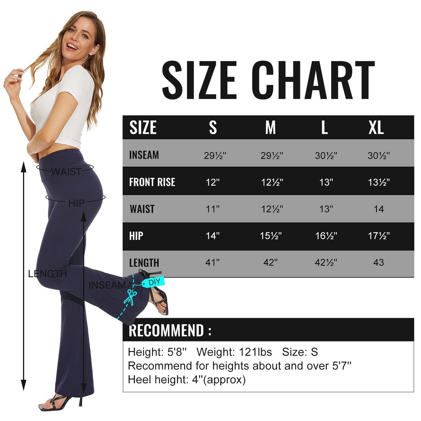 Flared Pants - Cropped High-waisted Printed Ethnic Style 2-piece