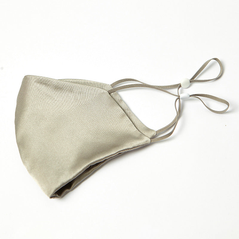 19 M Silk Mask Summer UV Protection Sun Block And Dustproof Solid Color