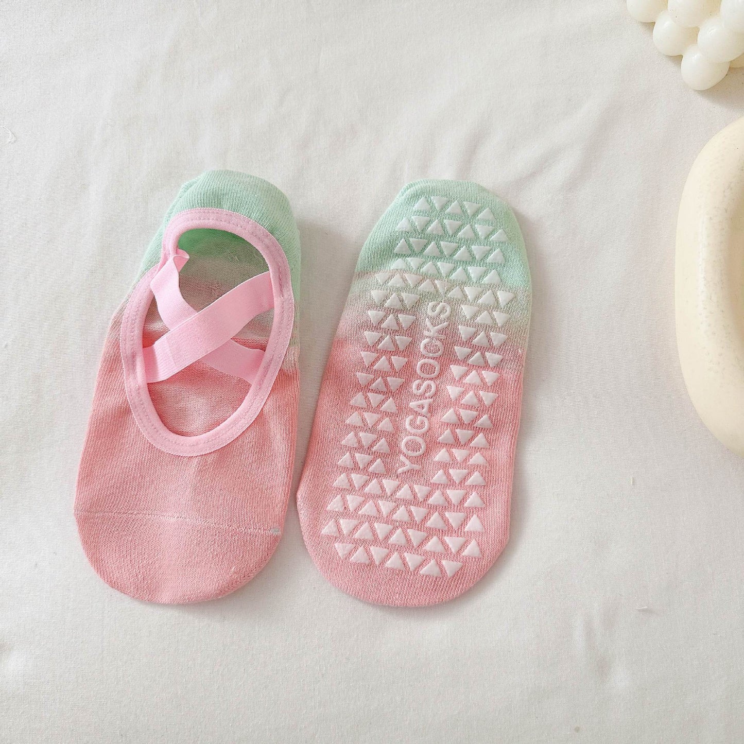 Thin Gradient Yoga Non-slip Breathable Sports Workout Socks