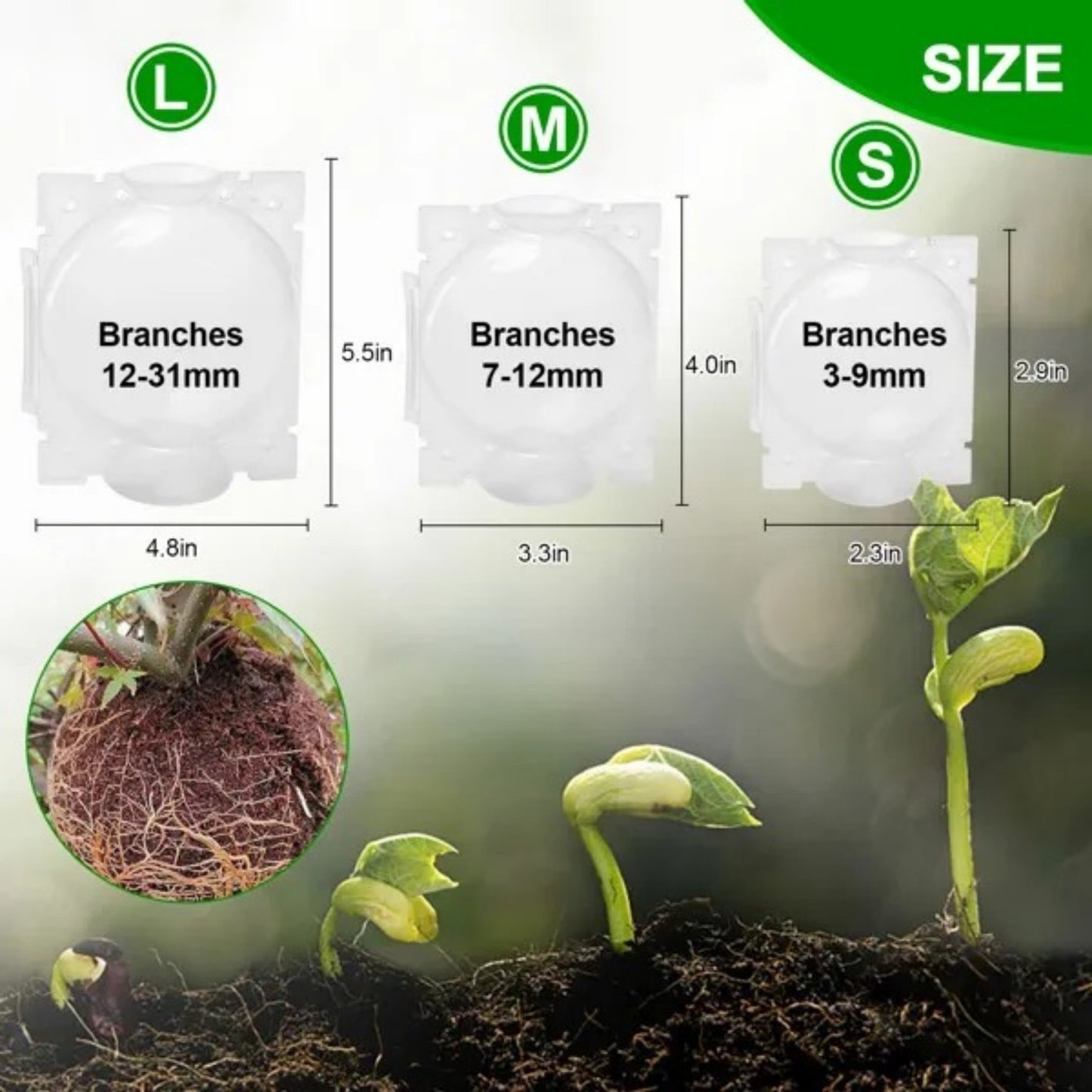 Plant Rooting Device Grow Graft Box High Pressure Propagation Ball