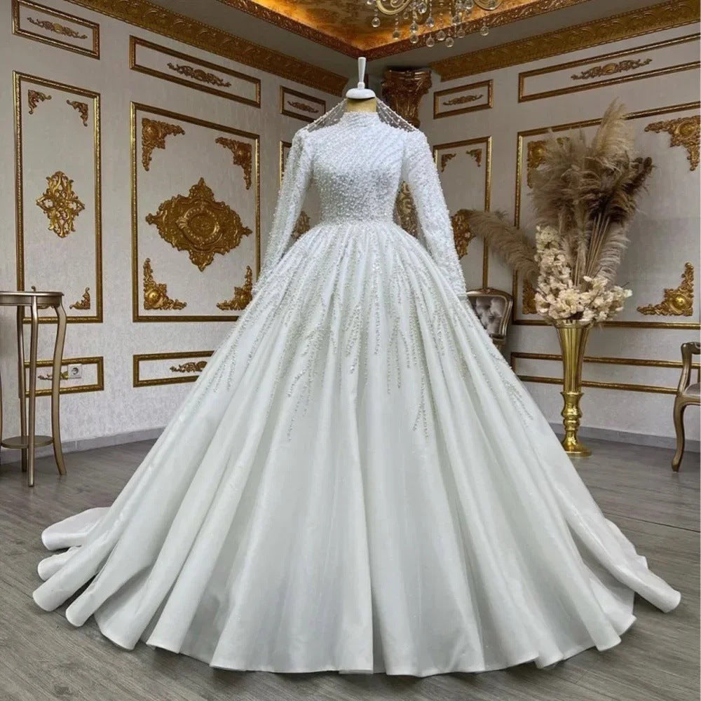 Bride Owner Wedding Dress Trailing Wedding Pettiskirt