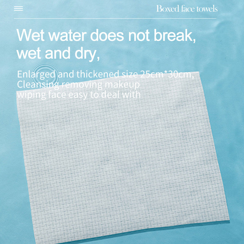 Towels For Sensitive Skin, Makeup Remover, Cleansing, Care, Travel XL, USDA Biobased Dermatologist Approved Face Towel, Disposable Clinically Tested Face Towelette Cosmetic