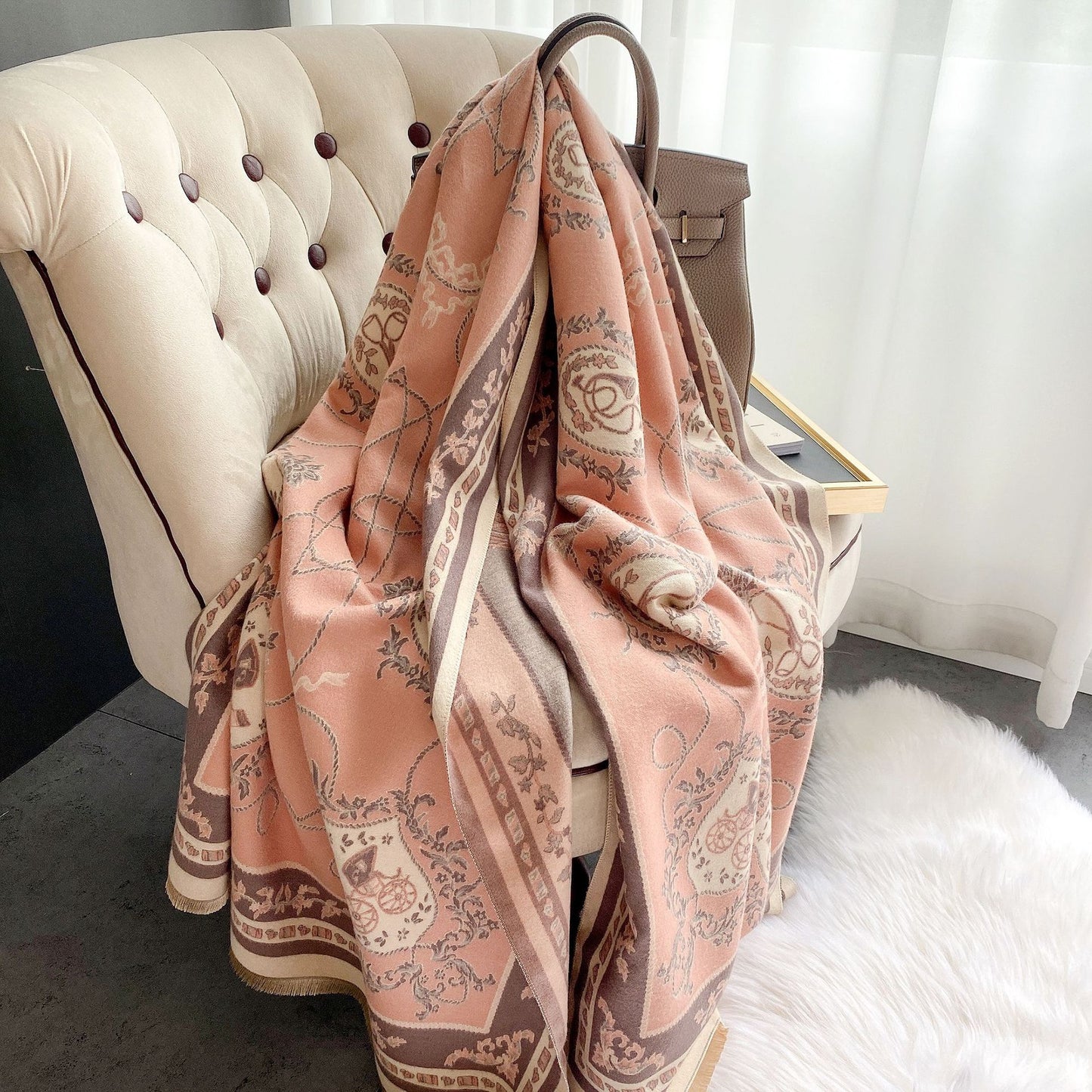 Fashion Women's Faux Cashmere Warm Scarf